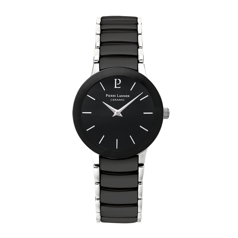Montre Pierre Lannier Femme Céramique Noir 006K938 Montre Pierre Lannier Femme Céramique Noir 006K938