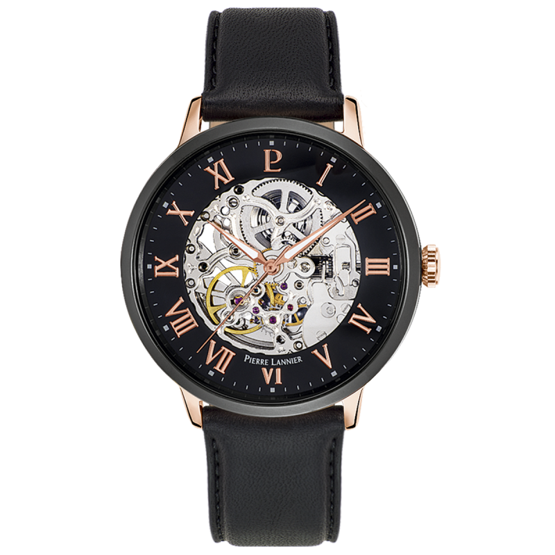 Montre-bracelet de sport en acier inoxydable analogique numérique avec