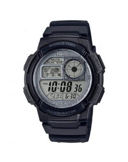 Casio Montre Homme Chrono Résine Noir WS2000H 1AVEF Casio Montre Homme Chrono Résine Noir WS2000H 1AVEF