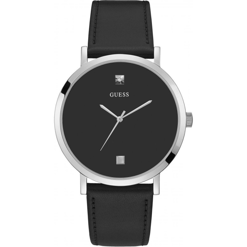 Guess Supernova Montre Homme Acier Silicone Noir GW0009G1