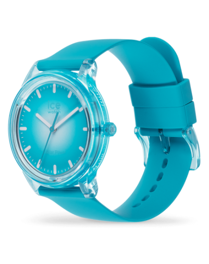 Montre Bleue Mixte avec Bracelet en Silicone Visiter la boutique ICE-WATCHIce-Watch Medium Ice Solar Power Blue Planet 017769 