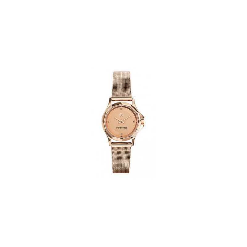 Montre Trendy Kiss Femme Lucille Métal Or Rose TMG10060-04 Montre Trendy Kiss Femme Lucille Métal Or Rose TMG10060-04
