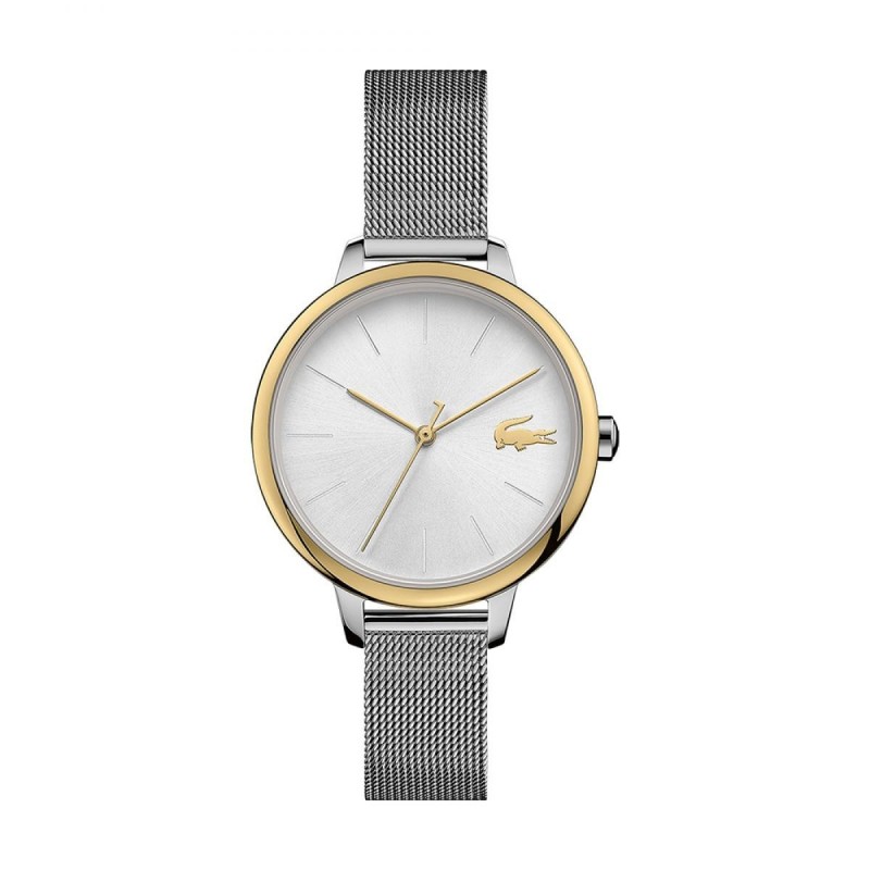 Lacoste Cannes Montre Femme Acier Bicolore Milanais 2001127 Lacoste Cannes Montre Femme Acier Bicolore Milanais 2001127