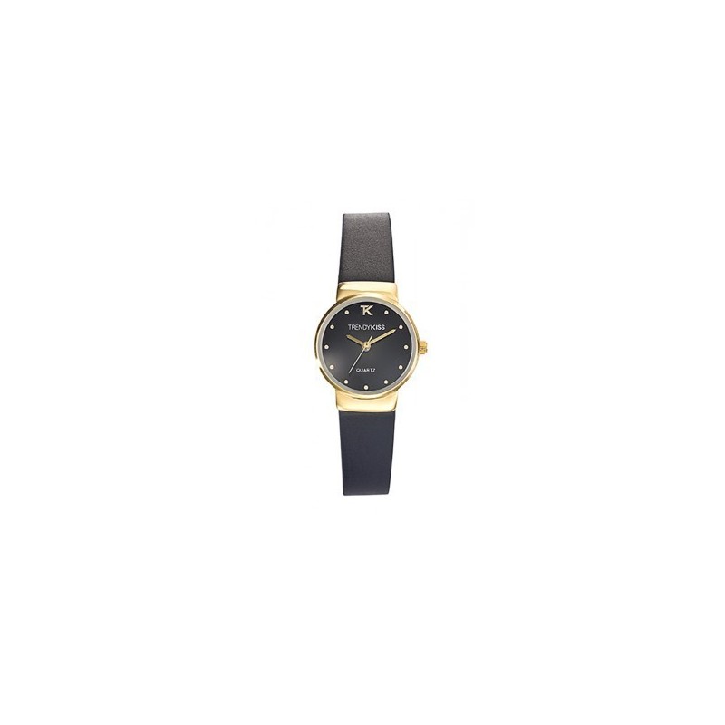 Montre Trendy Kiss Femme Kirsten Cuir Noir TG10065-02 Montre Trendy Kiss Femme Kirsten Cuir Noir TG10065-02