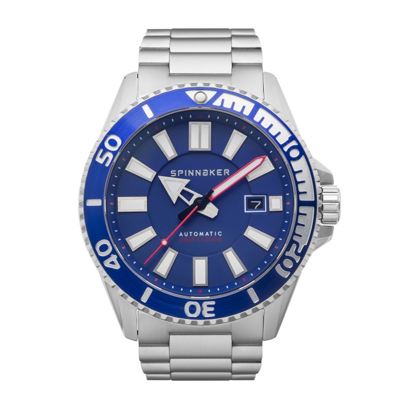 Montre Spinnaker Homme Automatique Cadran Bleu-SP-5074-22 Montre Spinnaker Homme Automatique Cadran Bleu-SP-5074-22