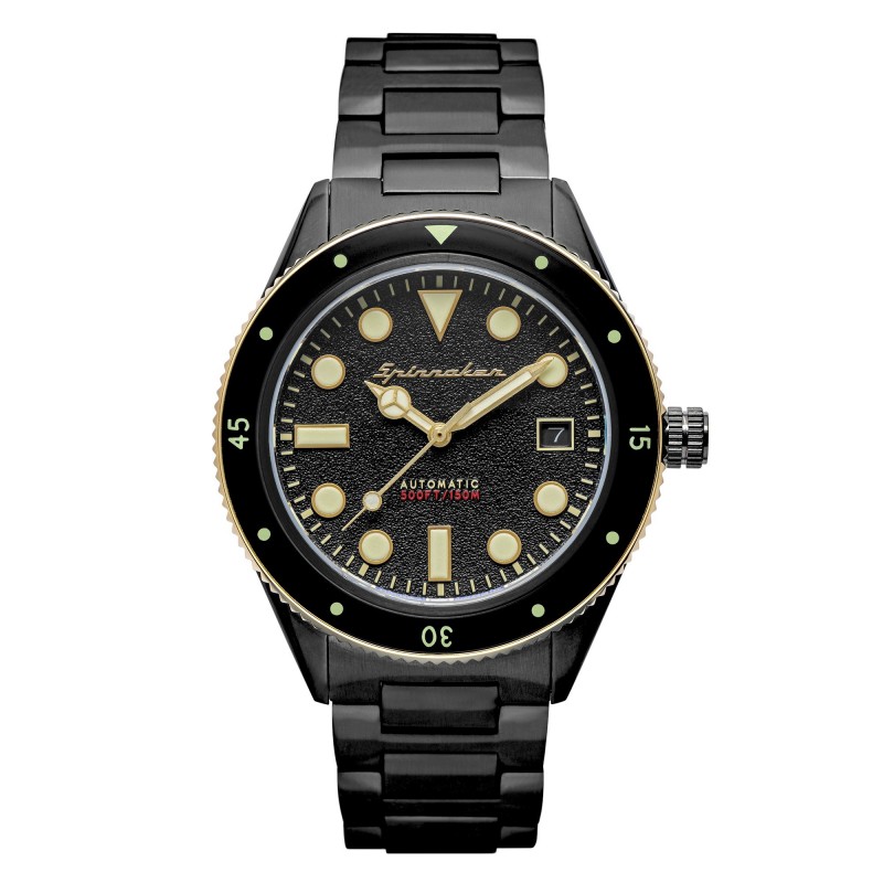 Montre Spinnaker Homme Automatique Cadran Noir-SP-5075-33 Montre Spinnaker Homme Automatique Cadran Noir-SP-5075-33