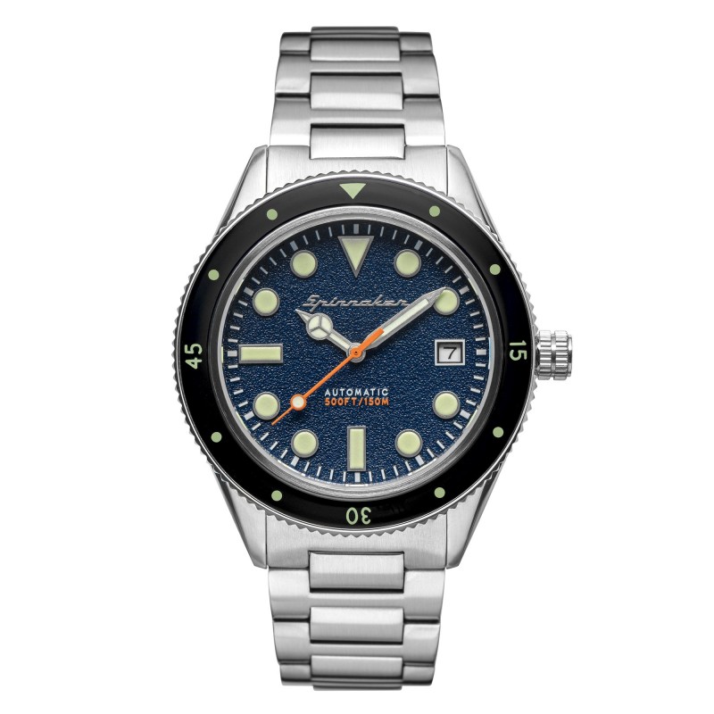 Montre Spinnaker Homme Automatique Cadran Bleu-SP-5075-22 Montre Spinnaker Homme Automatique Cadran Bleu-SP-5075-22