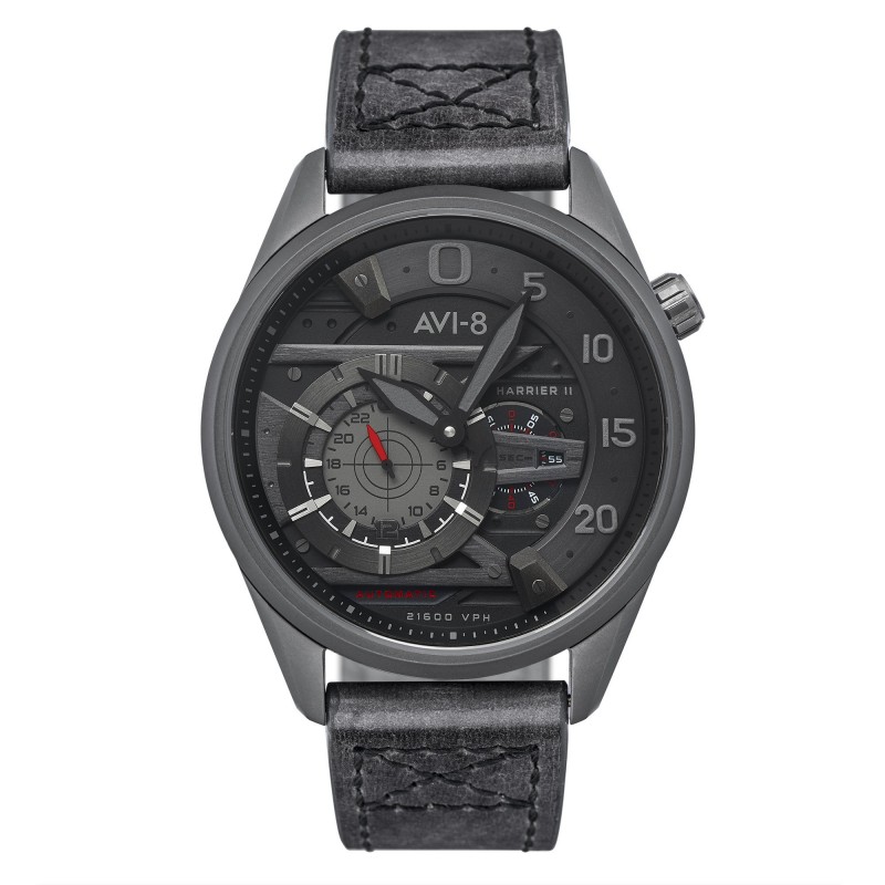 Montre Homme AVI-8 Automatique Bracelet Noir Cadran Noir-AV-4070-03 Montre Homme AVI-8 Automatique Bracelet Noir Cadran Noir-AV-4070-03