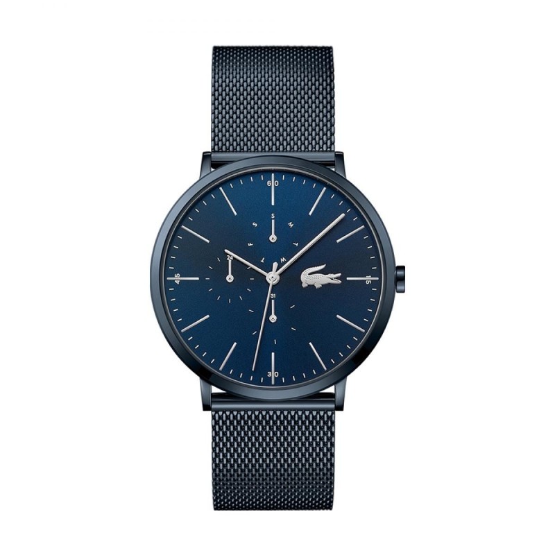 Lacoste Moon Montre Homme Multifonctions Acier Milanais Bleu 2011058 Lacoste Moon Montre Homme Multifonctions Acier Milanais Bleu 2011058
