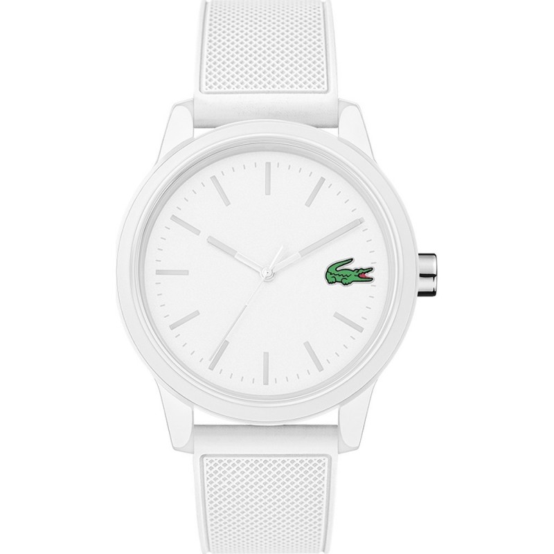 Lacoste 12.12 Montre Mixte Silicone Blanc 2010984 Lacoste 12.12 Montre Mixte Silicone Blanc 2010984