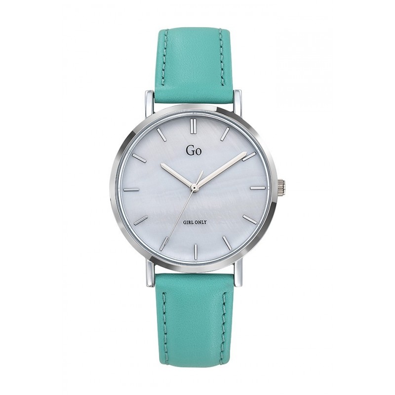 Go Girl Montre Femme Acier Cuir Bleu Turquoise 699331 Go Girl Montre Femme Acier Cuir Bleu Turquoise 699331