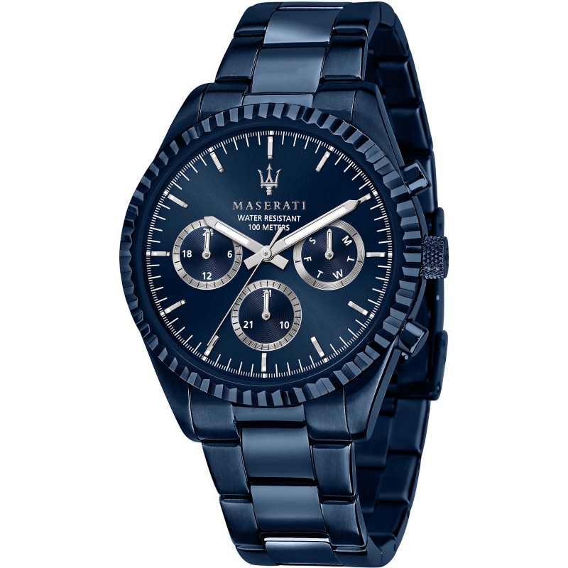 Maserati Competizione Montre Homme Chronographe Acier Bleu R8853100025