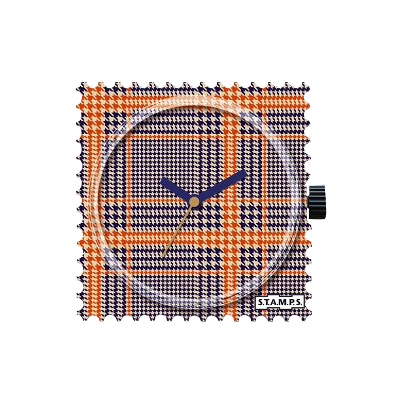 STAMPS Boitier Montre Design Orange Karos - 105558 STAMPS Boitier Montre Design Orange Karos - 105558