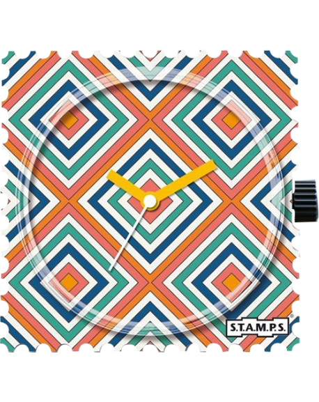 STAMPS Boitier Montre Design Orange Rhombus-105392