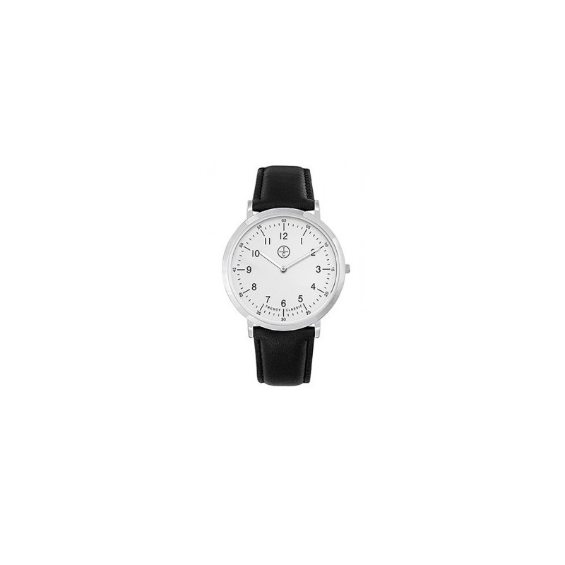 Montre Trendy Classic Homme Lansen Cuir Noir CC1034-01 -50 mètres Montre Trendy Classic Homme Lansen Cuir Noir CC1034-01 -50 mètres