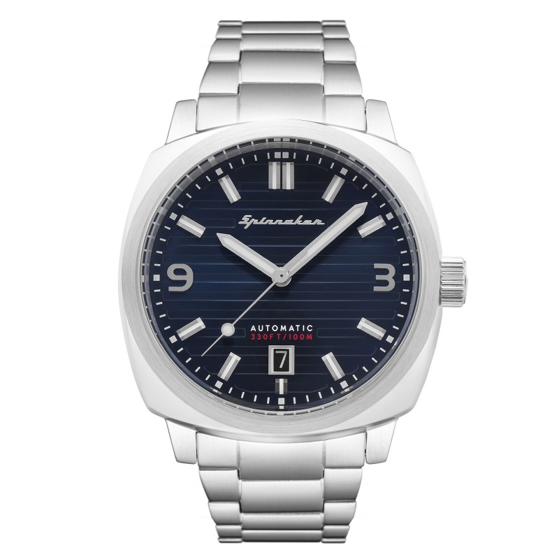 Spinnaker Montre Homme Automatique Dateur Hull Cadran Bleu Bracelet Acier-SP-5073-22 Spinnaker Montre Homme Automatique Dateur Hull Cadran Bleu Bracelet Acier-SP-5073-22