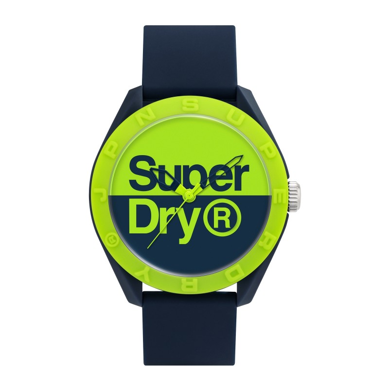 SuperDry Montre Homme Quartz Osaka Original Cadran Bleu Bracelet Bleu-SYG303UN SuperDry Montre Homme Quartz Osaka Original Cadran Bleu Bracelet Bleu-SYG303UN