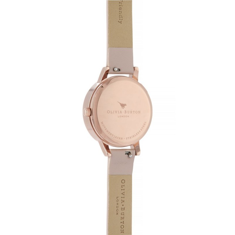 Olivia Burton The Wishing Watch Montre Femme Acier Doré Rose