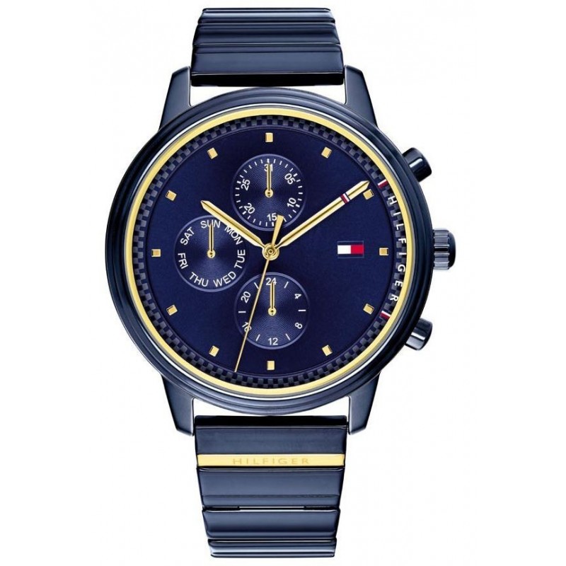 Tommy Hilfiger Blake Montre Femme Multifonction Acier Bleu 1781893 Tommy Hilfiger Blake Montre Femme Multifonction Acier Bleu 1781893