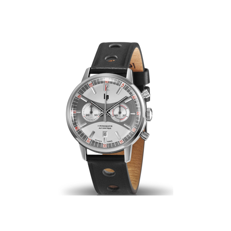 LIP Rallye Montre Homme Chrono Automatique Série Limitée Bracelet Cuir Noir-671820 LIP Rallye Montre Homme Chrono Automatique Série Limitée Bracelet Cuir Noir-671820
