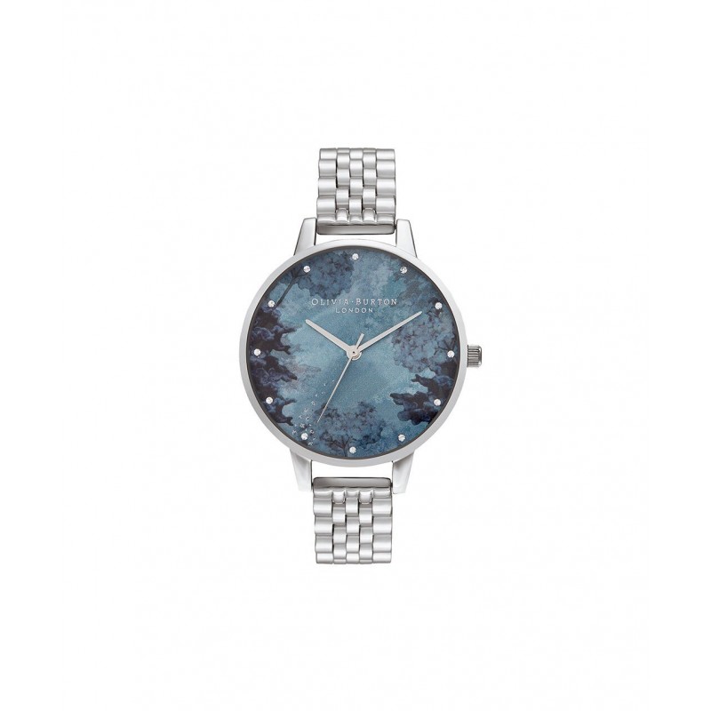 Olivia Burton Under The Sea Montre Femme Acier Argenté OB16US06 Olivia Burton Under The Sea Montre Femme Acier Argenté OB16US06