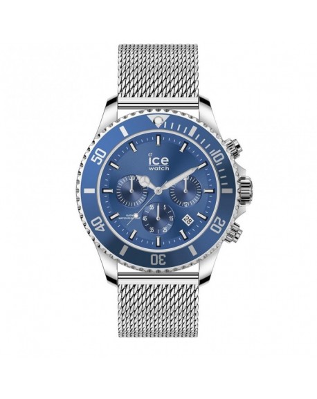 Ice Watch Steel Mesh Blue Large Chrono Montre Homme 017668