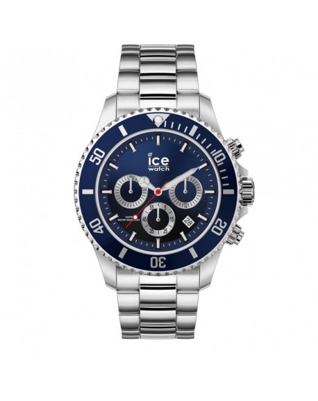 Ice Watch Steel Marine Silver Large Chrono Montre Homme 017672