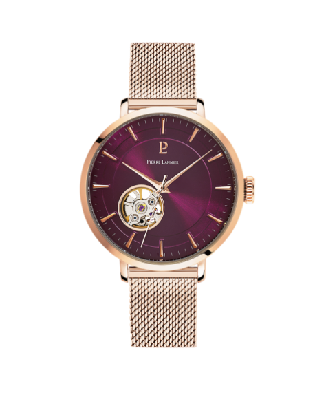 copy of Pierre Lannier Ligne Pure Montre Femme Acier Doré Milanais 051H528