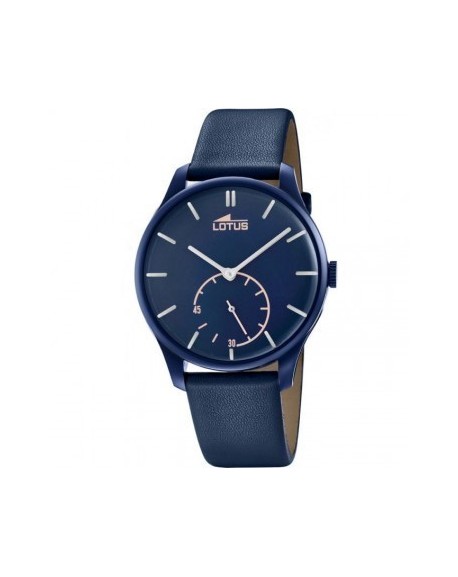 Montre Lotus homme acier cuir bleu 18359/1