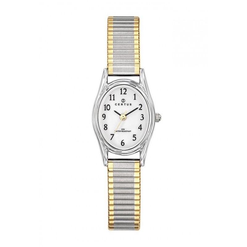 Certus Montre Femme Acier Bicolore Extensible 642369 Certus Montre Femme Acier Bicolore Extensible 642369