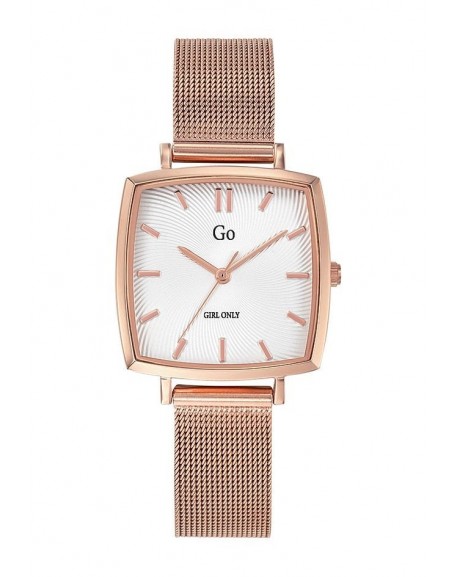 copy of Go Girl Montre Femme Acier Doré Cuir Noir 699296