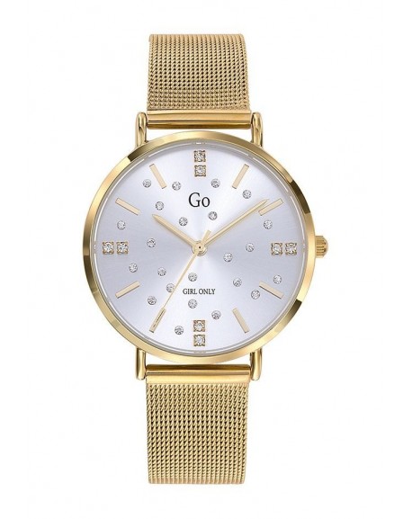 copy of Go Girl Montre Femme Acier Doré Cuir Noir 699296