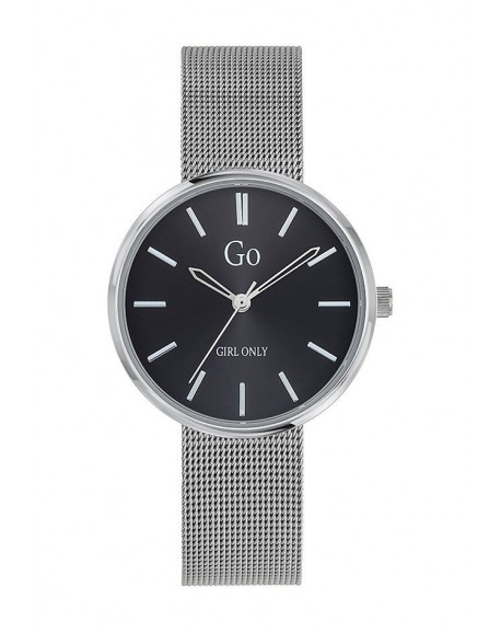 copy of Go Girl Montre Femme Acier Doré Cuir Noir 699296