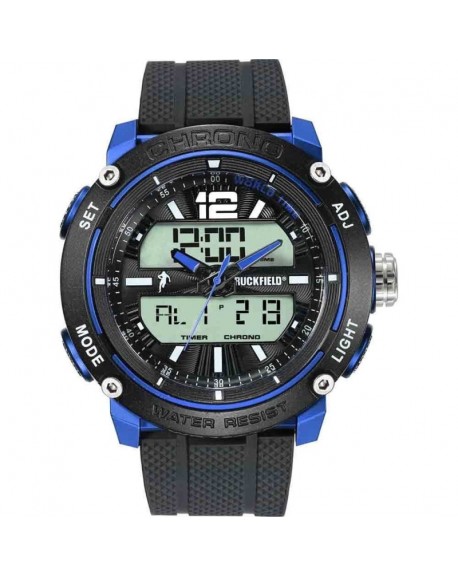 Ruckfield Montre Homme Double Affichage Silicone Noir 685089