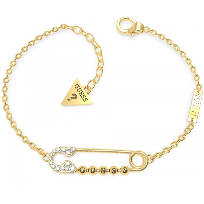 Guess Rock Star Bracelet Acier Doré UBB20169-S Guess Rock Star Bracelet Acier Doré UBB20169-S
