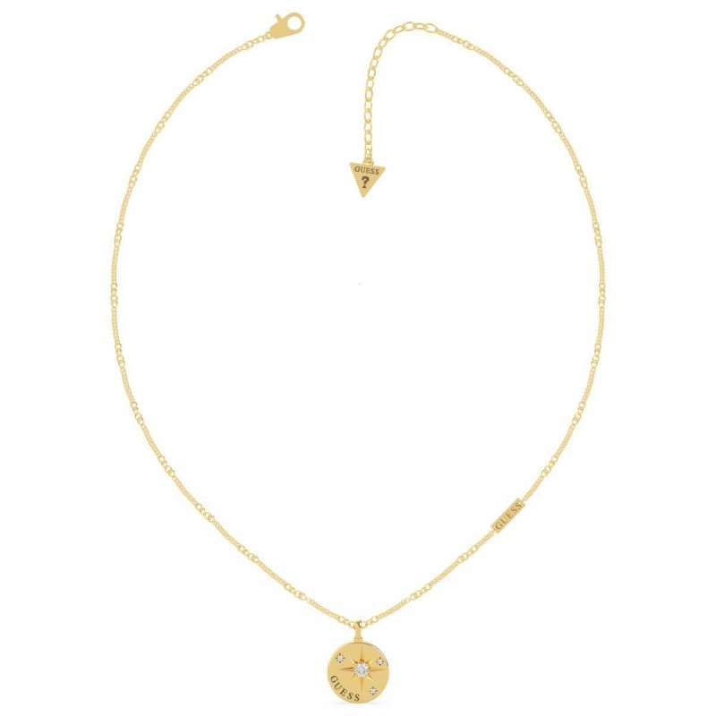 Guess Wanderlust Collier Acier Doré UBN20025 Guess Wanderlust Collier Acier Doré UBN20025