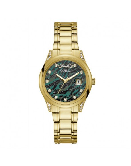 Guess Aura Montre Femme Acier Doré GW0047L3