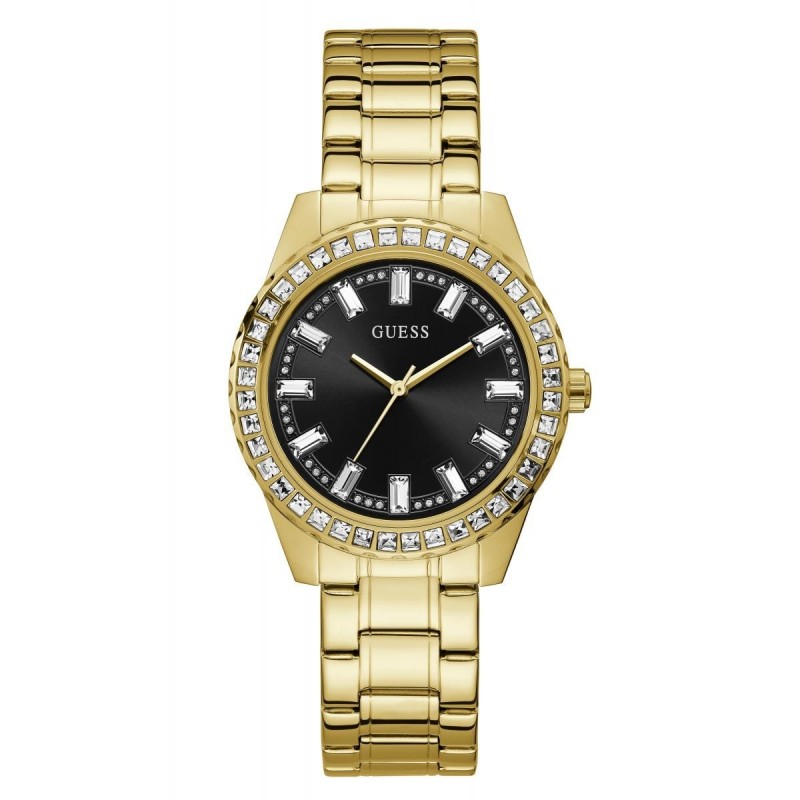 Guess Sparkler Montre Femme Acier Doré GW0111L2 Guess Sparkler Montre Femme Acier Doré GW0111L2