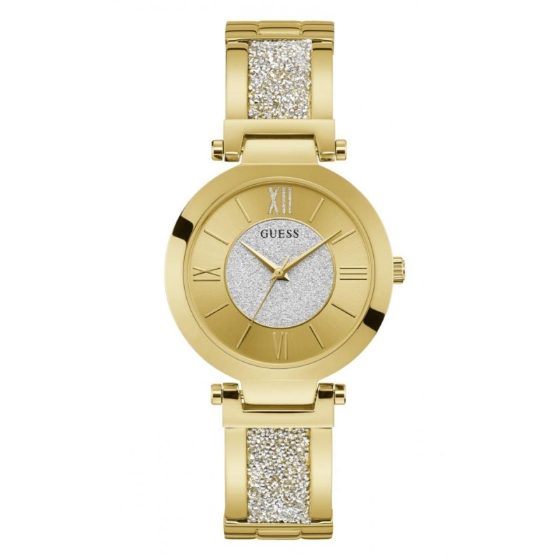 Guess Aurora Montre Femme Acier Doré W1288L2 Guess Aurora Montre Femme Acier Doré W1288L2