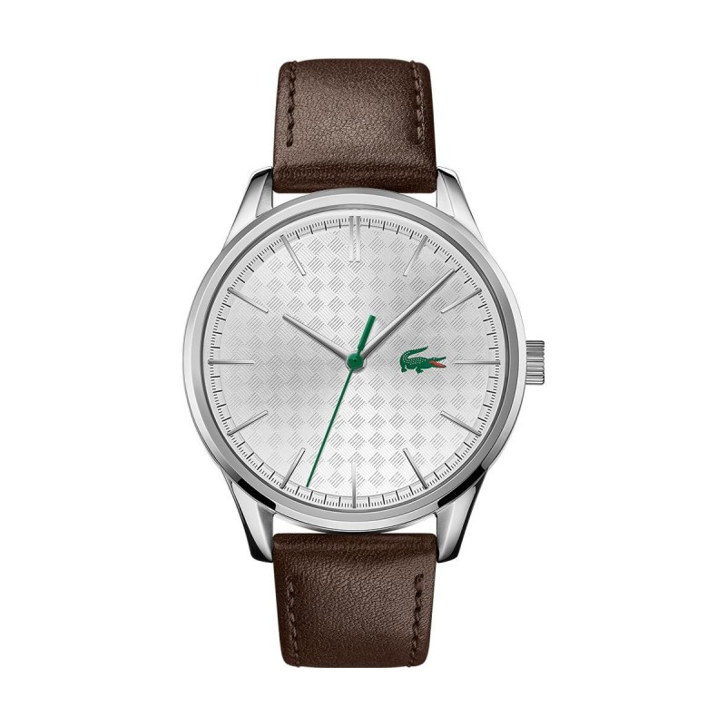 Lacoste Vienna Montre Homme Acier Cuir Marron 2011101 Lacoste Vienna Montre Homme Acier Cuir Marron 2011101