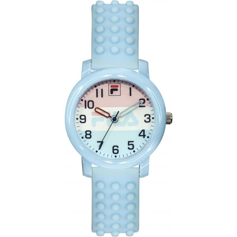 Montre Mixte Fila Quartz Bracelet Bleu Cadran Multicolor-38-203-002 Montre Mixte Fila Quartz Bracelet Bleu Cadran Multicolor-38-203-002