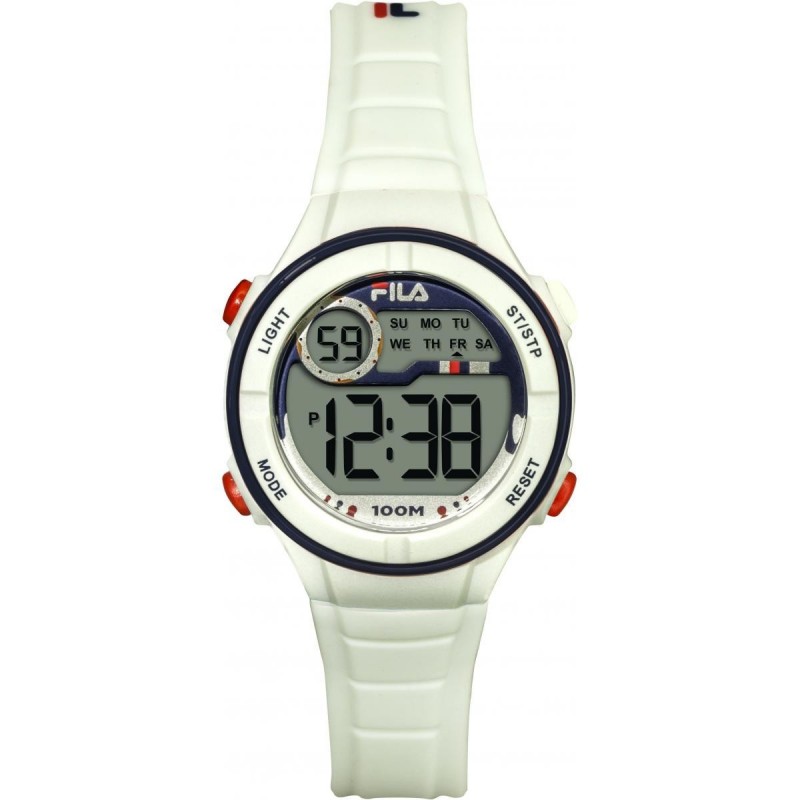Montre Mixte Fila Quartz Bracelet Blanc Cadran -38-205-002 Montre Mixte Fila Quartz Bracelet Blanc Cadran -38-205-002