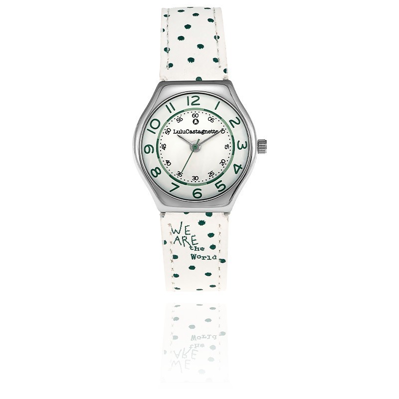Montre Fille LuluCastagnette Quartz Bracelet Blanc Cadran Blanc-38909 Montre Fille LuluCastagnette Quartz Bracelet Blanc Cadran Blanc-38909