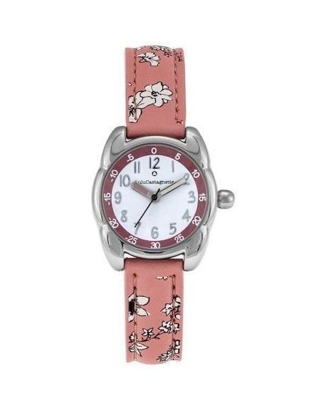 Montre Fille LuluCastagnette Quartz  Bracelet Rose Cadran Blanc-38914