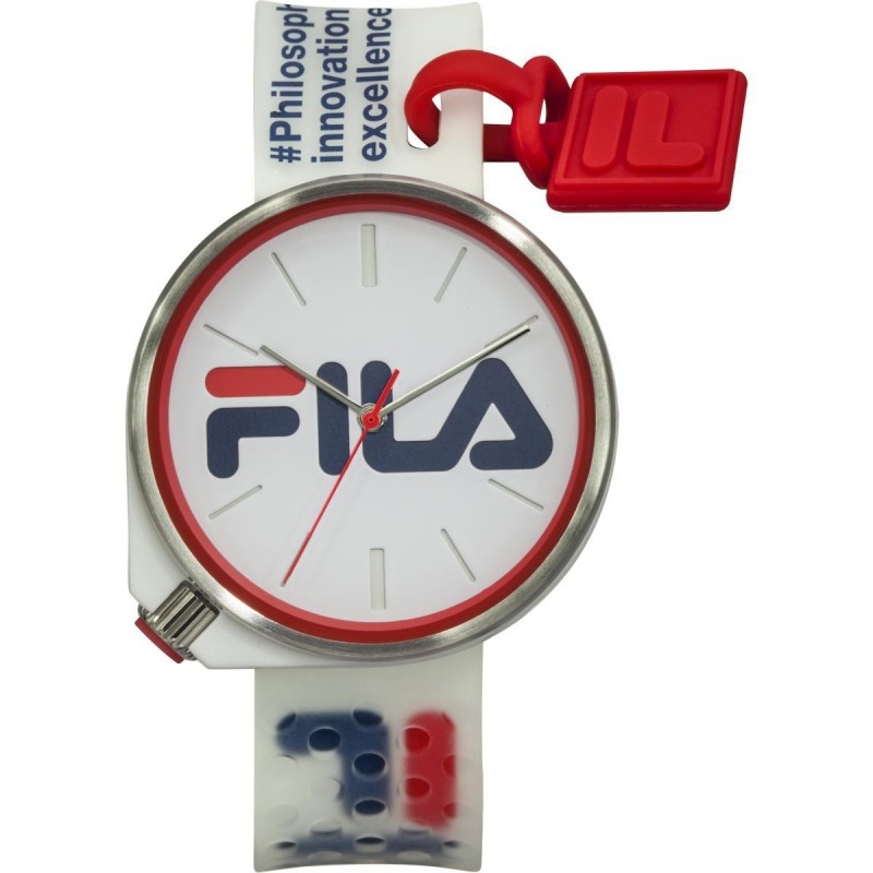 Montre Mixte Fila Quartz Bracelet Blanc Cadran Blanc-38-199-004 Montre Mixte Fila Quartz Bracelet Blanc Cadran Blanc-38-199-004