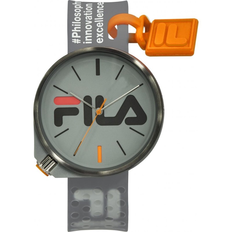 Montre Mixte Fila Quartz Bracelet Gris Cadran Gris-38-199-005 Montre Mixte Fila Quartz Bracelet Gris Cadran Gris-38-199-005
