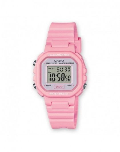 Montre Casio Junior Chrono Résine Rose LA20WH-4A1EF