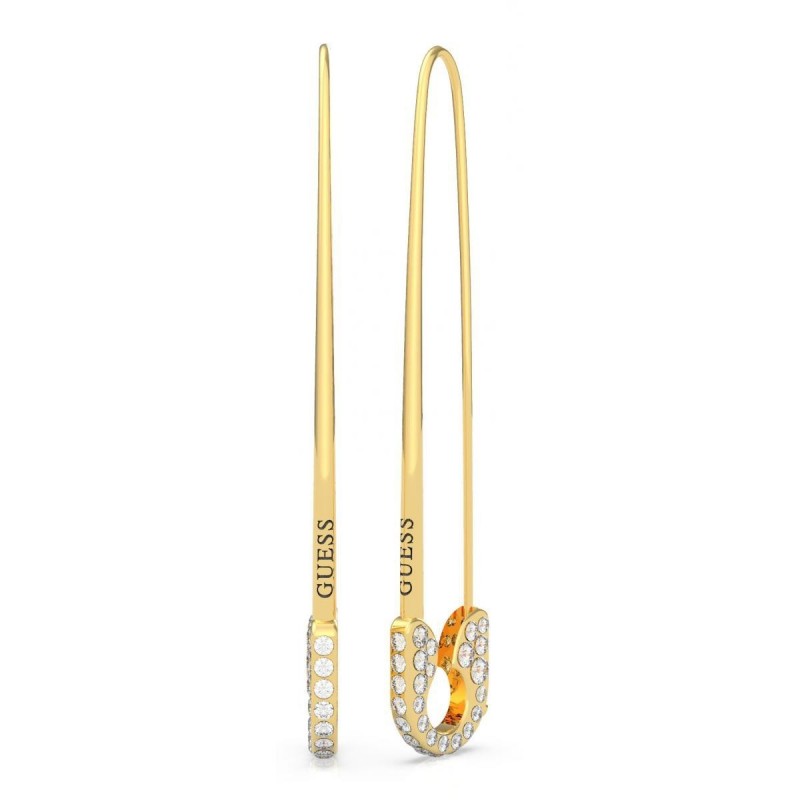 Guess Rock Star Boucle d'Oreille Acier Doré UBE20100 Guess Rock Star Boucle d'Oreille Acier Doré UBE20100