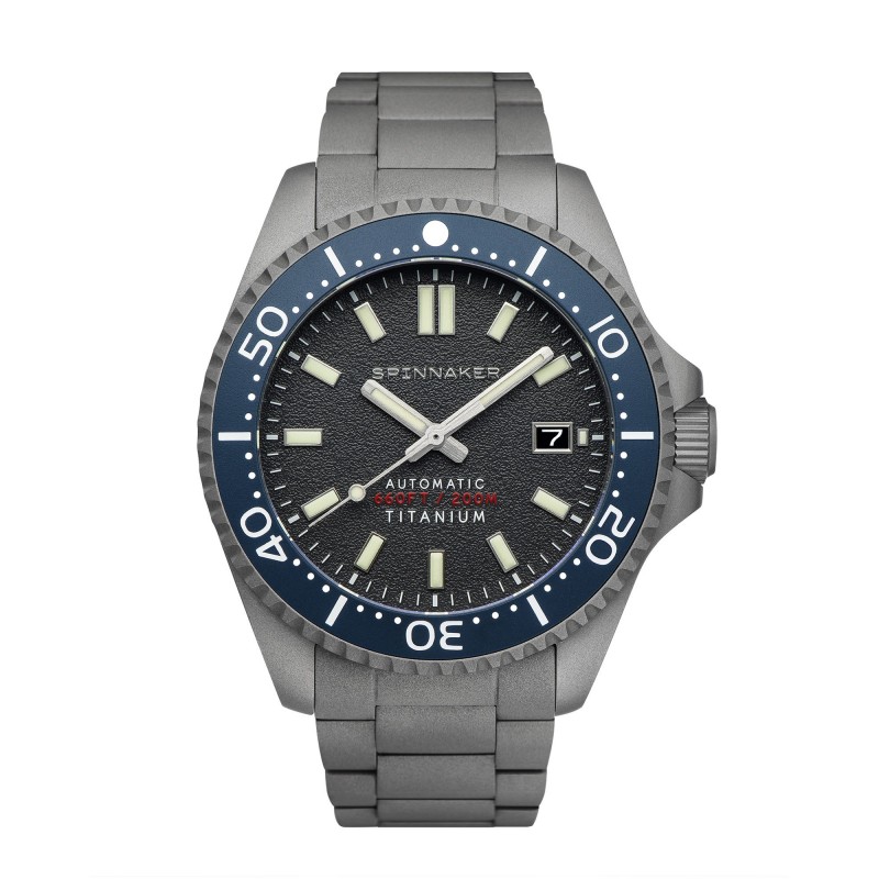 Spinnaker Montre Homme Automatique Bracelet Argenté Cadran Gris - SP-5084-44 Spinnaker Montre Homme Automatique Bracelet Argenté Cadran Gris - SP-5084-44