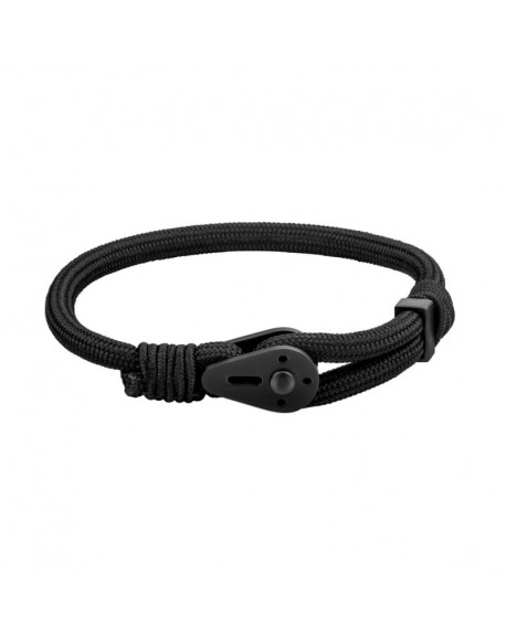 Spinnaker Bracelet Homme Nylon Noir - SP-BR-L01